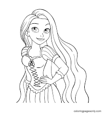 Buzzfeed staff sleeping beauty would awaken with a serious case of bedhead and would have to hit the snooze button at least four times before finally gettin. Beautiful Disney Princess Rapunzel Coloring Pages Princess Coloring Pages Coloring Pages For Kids And Adults
