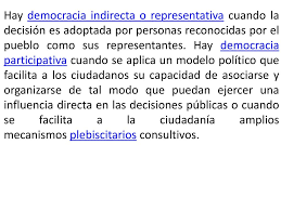 La diferencia entre la democracia directa y la indirecta es bastante simple. Democracia Grado 5 Ppt Descargar