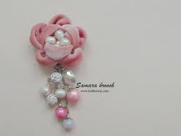 Https Koleksiwiji Com Product Samara Brooch Samara Brooch Size Lebar Bunga 5 5 Cm Panjang Juntai 6 5 Cm Colours Soft Bros Flanel Manik Manik Manik