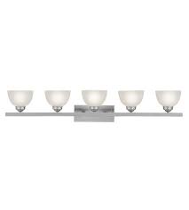 4.5 out of 5 stars. Livex Lighting 4205 91 Somerset 5 Light 48 Inch Brushed Nickel Bath Vanity Wall Light
