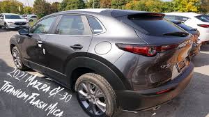 Eternal blue mica / brown cloth softtop roof (w/cloth lining) 0. 2021 Mazda Cx 30 Titanium Flash Mica Exterior And Interior Walk Around Youtube
