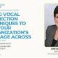 Using Vocal Projection Techniques to Get Your event image