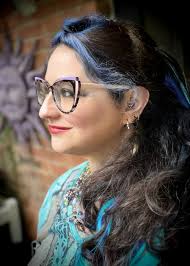 went blue. Think I'm pulling it off, and decided to play with makeup.