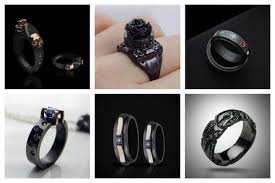 Lifetime warranty, durable & safe. Black Wedding And Engagement Rings From The Dark Side Misfit Wedding