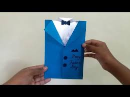 Before starting your new business card design, make sure you have all the information listed on a document or notebook. How To Craft Diy Suit Tuxedo Greeting Card Tutorial Greeting Cards Handmade Fathers Day Special Youtube