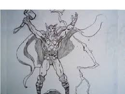 Iron man then challenges thor to stop him to take loki before the tesseract is found, soon followed by captain.do you want to have fun with the avengers even longer? How To Draw Thor Full Body Drawing For Kids