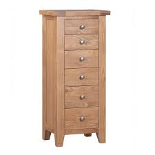 2.6 out of 5 stars with 14 ratings. Light Oak 6 Drawer Tall Chest Of Drawers Ideal Storage For Any Room