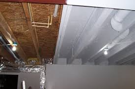 What kind of paint to use on exposed basement ceiling? How To Paint A Basement Ceiling With Exposed Joists For An Industrial Look