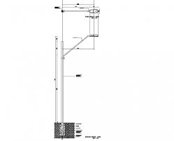 Street Light Design Drawing In Dwg File Street Light Design Street Light Light Fittings
