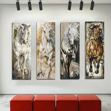 Horse Paintings Modern Wall Art Pictures Animal Wall Posters And Prints Unframed Posters Prints Ebay Horse Canvas Painting Horse Painting Wall Art Pictures