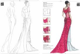 Render color, texture, and print; Fashion Design Book The Fashion Drawing Book For Fashion Designer