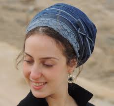 saraattalidesign Lovely Jeans Sinar Tichel,Hair Snood, Head Scarf,Head Covering,jewish headcovering,Scarf,Bandana,apron