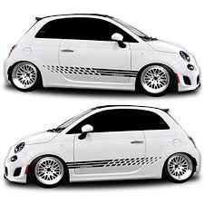 Robot Check Car Sticker Design Fiat Fiat Abarth