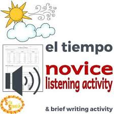 El Tiempo Weather Listening Activity