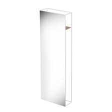 Great savings & free delivery / collection on many items. Bette Lux Shape Standing Mirror With Shelf And Hook Mirrored Matt White Cream Oak Q050 807fh812 Reuter