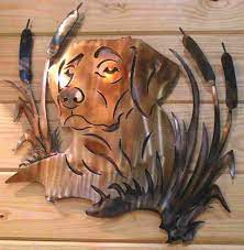Lab Dogs Ducks Hartcrafters Custom Metal Art Is Hand Crafted Metal Wall Art Signs Rustic Country Furnitu With Images Custom Metal Art Junk Metal Art Plasma Cutter Art