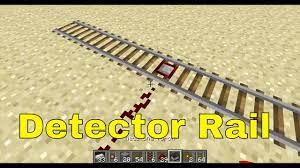A detector rail is a block that can transport minecarts and can be used as a switchable redstone power source. Minecraft Crafting Detector Rails And Activator Rails Youtube