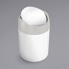 There is more than one type of gallons. Simplehuman Cw2079 0 4 Gallon 1 5 Liter White Stainless Steel Countertop Swing Top Round Wastebasket Trash Can
