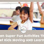 Kids move and learn activities from www.theactiveeducator.com