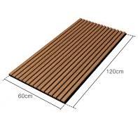 VANG Akustikpaneler lameller i MDF 5,76 m2 - Teak