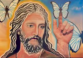 My presence, my writings, my paintings and my Talks are healing myself and  humanity!” Work in Progress—“Christ With Butterflies” See more of Markus  Ray's paintings and writing