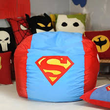 Superhero Bean Bag Cover Superhero Chair Superhero Gift Superhero Birthday Superhero Comic Handcrafted Superman Bean Bag Also Batman Spiderman Iron Man