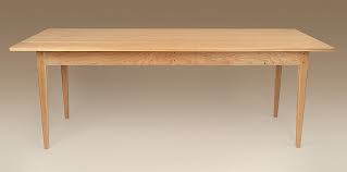 Cherry Wood Shaker Table Natural Finish Wood Dining Room Farmhouse Furniture Furniture