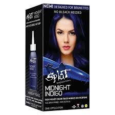 Splat Midnight Hair Color Indigo 6 0 Fl Oz Midnight Hair Indigo Hair Splat Hair Color