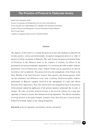Kategori majlis, bidang tugas dan pembahagian tugas pengacara majlis 5. Pdf The Practices Of Protocol In Malaysian Society