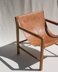 Worn Store Sling Chair Leather Lounge Chair Furniture Leather Furniture