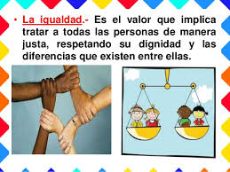 Vea también ¿qué es segregación? Valor De Igualdad La Igualdad