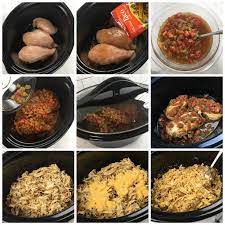 Slow Cooker Queso Chicken Tacos Chicken Crockpot Recipes Crockpot Recipes Easy Crockpot Recipes Slow Cooker