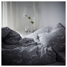 Ace sofa set rm 1,999: Jattevallmo Duvet Cover And Pillowcase S White Gray Ikea Duvet Covers Ikea Pillows Gray Duvet Cover