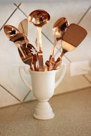 Maybe you would like to learn more about one of these? Copper Utensils Copper Kitchen Utensil Holder Copper And White Copper And Grey Gusto Grace