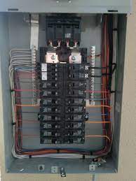 Protection, circuit breaker and fuses symbols. Electrical Panel Wiring Diagram