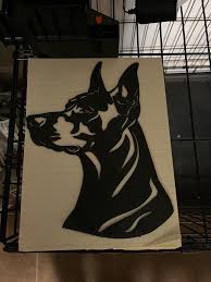 Doberman Wall Art  Wall Tattoo by 2D Art MakerWorld: Download Free 3D  Models