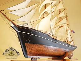 After her final refit, she was a guided missile destroyer. Terra Nova Wooden Scale Model Ship Bow View The Model Shipyard