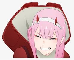 1080x1080 zero two aesthetic zero two cute wallpapers. Zero Two Smug Faces Hd Png Download Kindpng