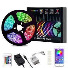 Led Strip Lights L8star Color Changing Rope Lights 16 4ft Smd 5050 Rgb Light Strips With Bluetoot In 2020 Led Strip Lighting Strip Lighting Color Changing Rope Lights