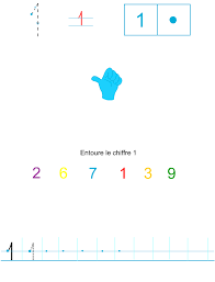 Ecrire Et Reconnaitre Le Chiffre 1 Tipirate Le chiffre est le signe de base exprimant les unités numériques de 0 à 9. ecrire et reconnaitre le chiffre 1