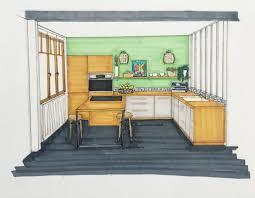 Decorer Avec Un Sol Fonce Croquis D Interieur Dessin Decoration Mobilier De Salon
