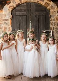 The Cutest Flower Girl Dresses Ever From Fattiepie Flutter Sleeves Delicate Ivory Flower Girl Dresses Tulle Flower Girl Dress Lace Cute Flower Girl Dresses