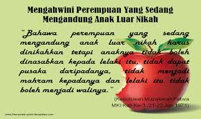 Soal status hubungan anak luar kawin ada sedikit perubahan ya gaes pasca adanya putusan mk no. Mengahwini Perempuan Yang Mengandung Anak Luar Nikah Fitrah Islami Online
