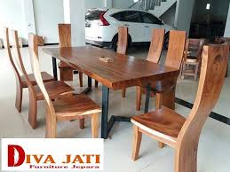 Bismillah, was sholâtu was salâm 'ala rasûlillâh. Meja Makan Trembesi Kayu Solid Utuh Tebal Harga Murah Promo 17