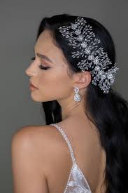 Maybe you would like to learn more about one of these? Buy Jewel Bridal Headpiece Wedding Hair Vine Bridal Hair Vine Online Ellee Couture Boutique