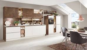 Kuche Norina 2615 Alpinweiss Ferro Bronze Moderne Kuche Kupfer Kuche Kuchen Design