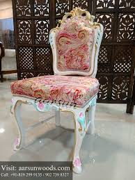 Royal Dining Set White Polish Golden Highlights Yt 111 Luxury Dining Chair Dining Chairs Chair