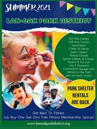 Lan-Oak Park District Summer 2021 Program Brochure by lanoakparkdistrict