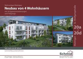 Vermieten ab 1.10.2021 unsere og wohnung in ruhiger und zentraler lage in meitingen. Schmid Bauunternehmen Gmbh Referenzen