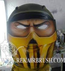 Pin On Airbrushed Motorcycle Helmets